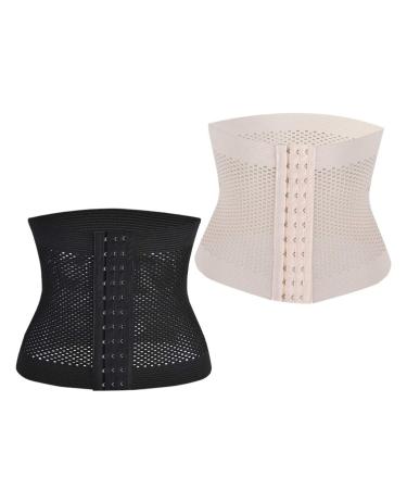 SUPVOX 2Pcs Postpartum Support Recovery Belly Wrap Waist Girdle Support Band Belt Body Shaper for Women Pregnant After Childbirth