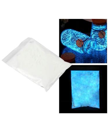Fluorescent powder fluorescent powder bright powder neon night glow luminescent pigment make up powder color 100g professional luminescent pigment phosphorescence sky blue