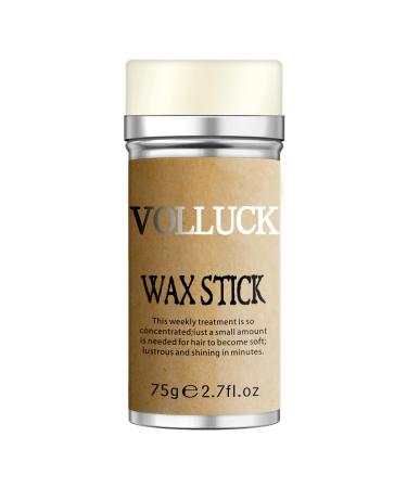 VOLLUCK Hair Wax Stick for Men & Women Wax Stick Hair Slick Stick for Wigs Hair Styling Hair Gel Stick Non-greasy Styling Cream for Edge Control Frizz Hair 2.7 OZ #1 Hair Wax Stick