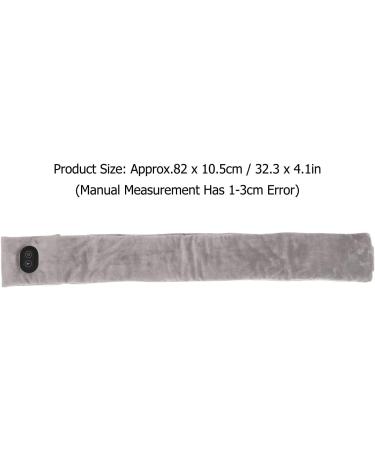 Vibration Massage Heated Scarf | Double-Sided Velvet Neck Wrap for Pain Relief | Adjustable 3-Speed Heating for Men & Women - Buy Online on GoSupps.com