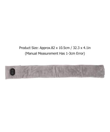 Heating Scarf for Neck Pain Relief | 32.3x4.1 Inch Electric Vibration Massage | Double-Sided Velvet | Adjustable Speed & Soft Comfort - Buy Online on GoSupps.com