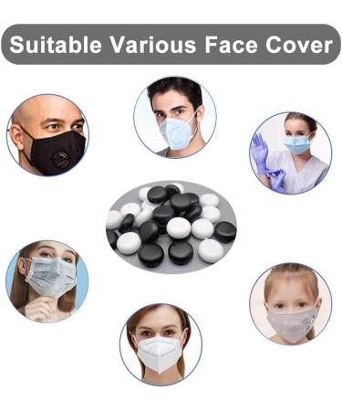 100 Pcs White Silicone Cord Locks for Masks - Adjustable Elastic Stopper for Drawstrings - Non-Slip Buckle for Adults and Kids - Buy Online on GoSupps.com