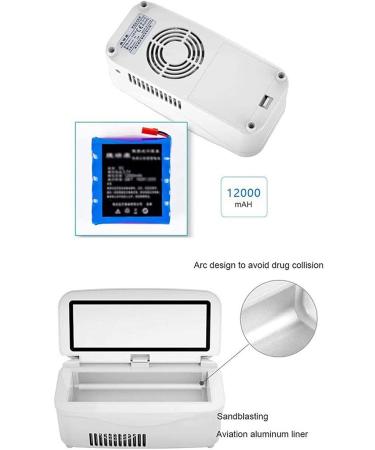 Ultra-Large Capacity Insulin Refrigerated Box | Medicine Refrigerator 2-8 C | Drug Cooler for Travel/Interferon Storage - Buy Online on GoSupps.com