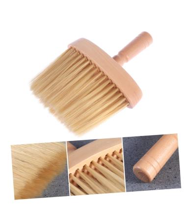 Healeved men's shaving brush facing cleaning brush hair cleaning brush salon hair cleaning salon shaving brush neck brush barber dust frenzy clean hairbrush dust cloth wood