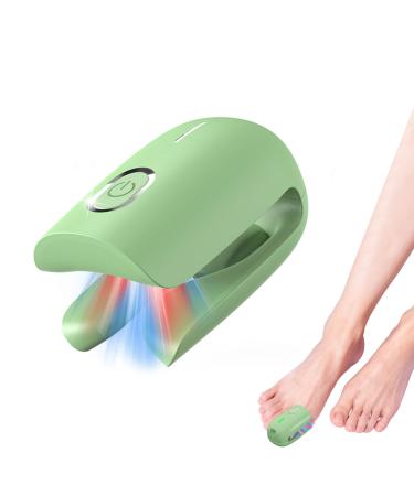 Nail Fungus Treatment Light Therapy Fungus Highly Effective Cleaning Device Rechargeable Fungus Treatment for Fingernails and Toenails Home Use (green)