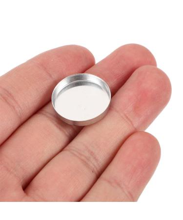 30pcs Empty Round Metal Tin Palette Pans - Makeup Organizer for Eyeshadow Blush & Lipstick | Ideal Small Round Paint Tray for Cosmetics - Buy Online on GoSupps.com
