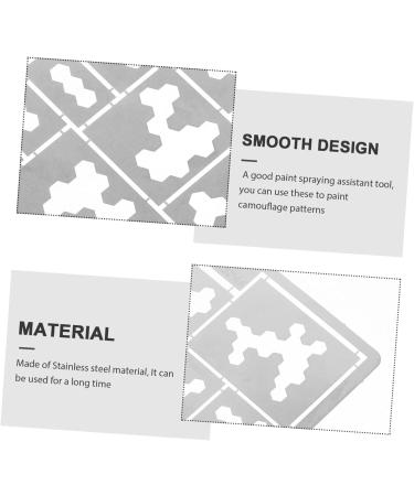 NUOBESTY Paper Wood Scrapbooking Reusable Floor Fabric Grass Print Wall Out for Metal Painting on Stencil As Shown 8.50X5.50X0.20CM - Buy Online on GoSupps.com