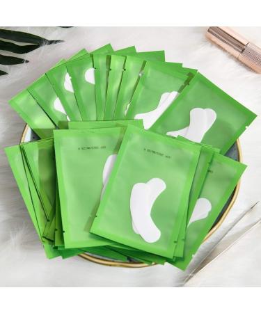 50 Pairs Mini Green Eye Pads for Eyelash Extensions | LunaMoon Under Eye Patches & Accessories - Buy Online on GoSupps.com