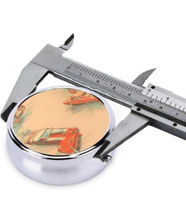 Portable Travel Pill Box - 3 Compartment Round Organizer | Carround Pill Box for International Shipping - Buy Online on GoSupps.com