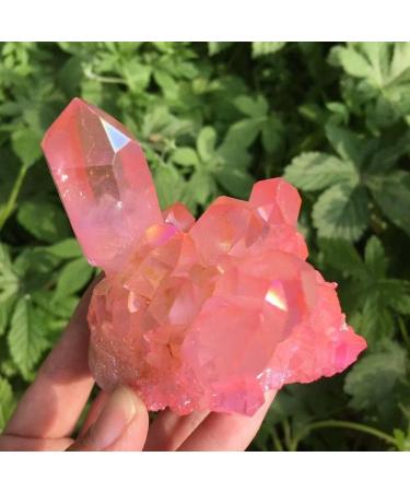 Natural Crystal Rough 250-300g Natural Quartz Cluster pinkl SpecimenElectroplating Coated Stone Home Decoration Craft Can be Used for - Buy Online on GoSupps.com