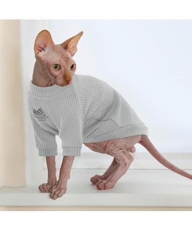 Iecoii Sphynx Litter Clothing | Soft Cotton T-Shirts & Sweaters for Hairless Cats - Sphynx Cornish Rex Devon Rex Peterbald - Buy Online on GoSupps.com