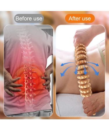 Riisoyu Wood Massage Roller Set - Fascia Trigger Point Relief Tool for Back Legs Neck & Muscle Relaxation - Buy Online on GoSupps.com