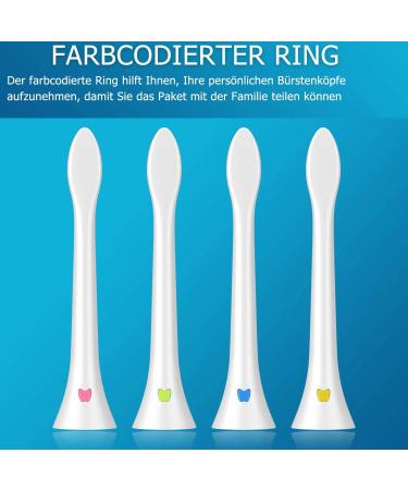 12 Replacement Brush Heads for Philips Sonicare Electric Toothbrush - Compatible Toothbrush Attachments (White) - Buy Online on GoSupps.com