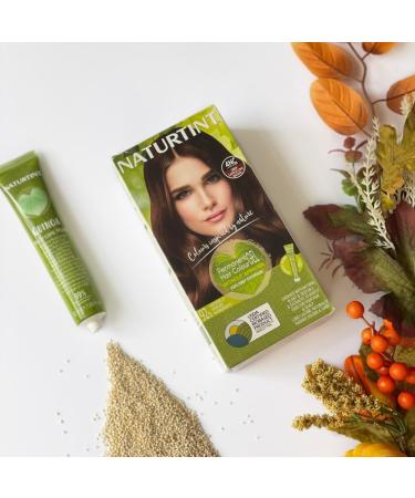 Naturtint 4NC Deep Cappuccino Brown Permanent Hair Colour - Ammonia Free with Grey Coverage, Nourishment, and Protection - Buy Online on GoSupps.com