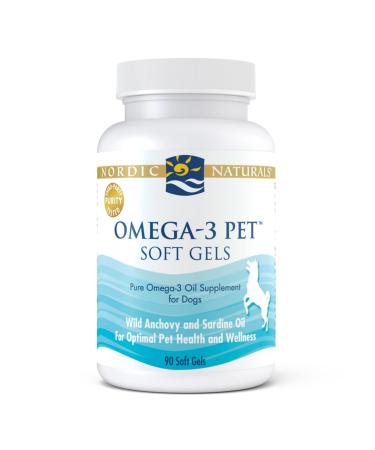 Nordic Naturals Omega-3 Pet Soft Gels For Dogs 90 Soft Gels