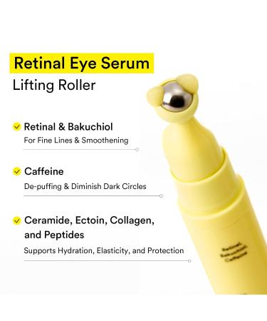 Abib Eye Treatment Bundle Collagen Eye Cream Tube + Retinal Eye Serum Roller for Dark Circles & Puffiness - Buy Online on GoSupps.com