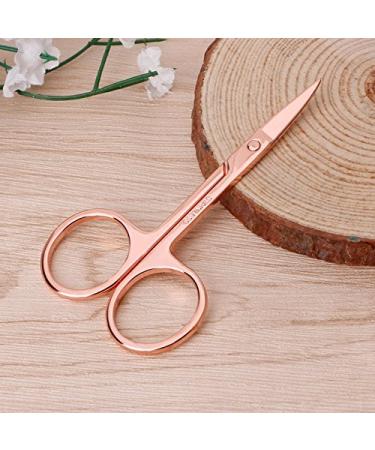 Thobu Stainless Steel Makeup Eyebrow Hair Eyelash Remover Trimmer Scissors Cutter Rose Gold - Precision Beauty Tool - Buy Online on GoSupps.com