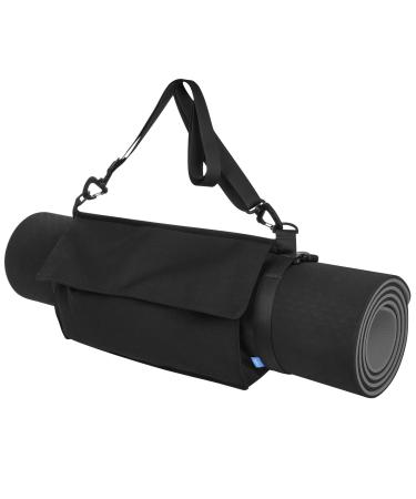 CAMSTIC Yoga Mat Carrier Strap Shoulder Bag with Large Compartment Zipper Pocket