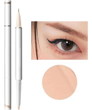 2-in-1 Double-Ended Eyeliner Pencil Long-Lasting Cosmetic Richly Pigmented Easy Application Smudge-Proof Under-Eye Highlighter Brightening for Women - Buy Online on GoSupps.com