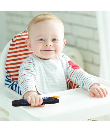 Tronphy Silicone Baby Teething Toys Remote Control Shape Teething Toys Set for Toddler 3-6 6-12 Months BPA Free Baby Teethers Relief Soothe Toys Chew Toys for Infant - 2 Pcs(Black & White) - Buy Online on GoSupps.com