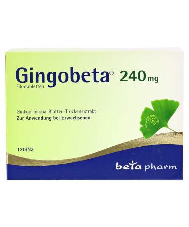 Gingobeta 240 mg film -coated tablets 120 st