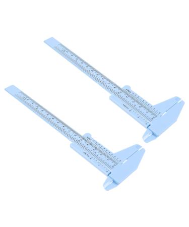 2 pi ces R gle de Mesure Sourcils Portable Calibreur Vernier Pratique pour Maquillage Pr cis et quilibre