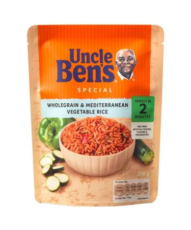 UNCLE BEN'S Uncle Ben's Special Wholegrain and Vegetable Rice (250g) - Pack of 2