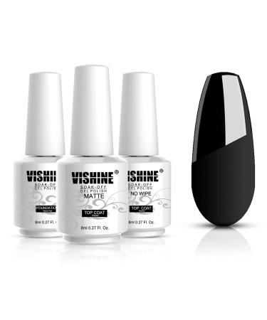Vishine 40W UV LED Nail Lamp Gel Nail Kit with 6 Colors - Professional Nail Art Tools & Accessories - Buy Online on GoSupps.com