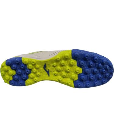 Joma Men's Dribling TF Turf Soccer Shoes - White/Blue/Yellow (Size 8.5) - Buy Online on GoSupps.com