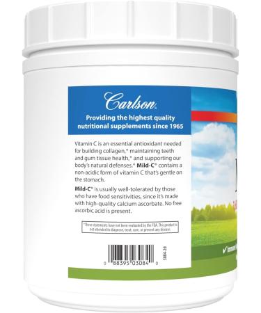 Carlson - Mild-C Vitamin C Powder Supports Healthy Immune Function 35 oz (1 000 g) - Buy Online on GoSupps.com