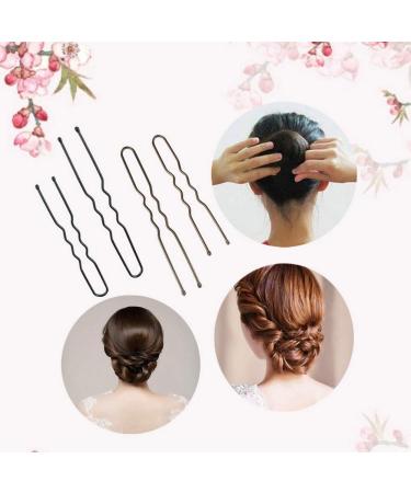 200Pcs 6cm U Shaped Hair Pins with Storage Box - Black (Brown and Black U Pins) - Buy Online on GoSupps.com