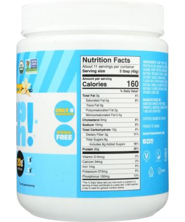 Hemp Yeah! (1 Item ONLY) Protein Powder Plant Vanilla - Buy Online on GoSupps.com