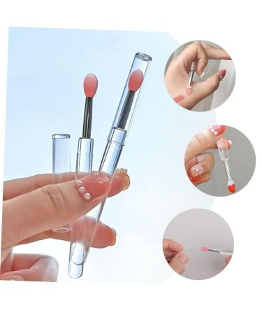 6pcs Silicone Lip Wands - Portable Lip Scrubber & Makeup Applicator Brushes for Lipstick & Eyeshadow - Buy Online on GoSupps.com