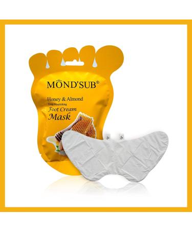 Elitzia Foot Mask - Moisturizing Repair for Dry Cracked Skin | 5pcs Honey Foot Treatment for Men & Women - Buy Online on GoSupps.com