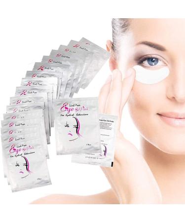 60 Pairs Eyelash Extension Eye Pads eyelash extension pads lint-free facial treatments gel pads under the eyes for professional salon and individual eyelash extension