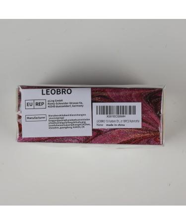 Leobro 15 Colors Chunky Glitter Set - 150g Holographic Glitter Powder for Epoxy Resin Nail Art & Decoration with 10 Mixing Spoons - Buy Online on GoSupps.com