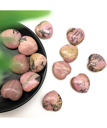 Beautiful 1PC Natural Rhodonite Heart Crystal Specimen Reiki Home Decoration Natural Quartz Crystals Reiki Stone ERTEYIN - Buy Online on GoSupps.com