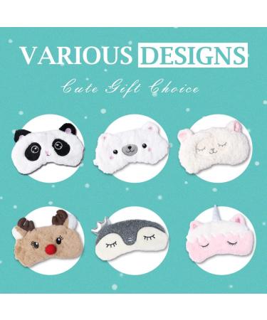 Buy Cute Downy Reindeer Eye Mask - Soft Sleep Mask for Women & Kids | Perfect for Travel & Naps | Lightweight Blindfold with Pressure Relief - Buy Online on GoSupps.com