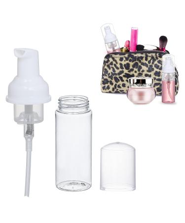 30 Pack 2oz Foam Soap Dispensers Bottles with Pump - Refillable Mini Travel Size for Hand Sanitizer, Lash Shampoo, Liquid Cleaning - Clear - Buy Online on GoSupps.com