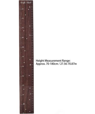 Wooden Ruler Growth Chart for Kids Toddlers with Accurate Markings Durable Walnut Wood Easy Installation Unique Decoration Versatile Application - Buy Online on GoSupps.com