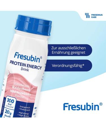 Fresenius Kabi Fresubin Protein Energy Drink Vanilla - 4 x 200 ml | High Protein Nutritional Supplement | International Shipping Available - Buy Online on GoSupps.com