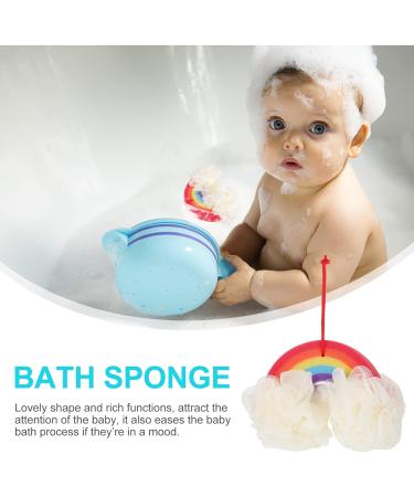 Buy Beaupretty Rainbow Loufa Puff Scrubber - Kids Bath Ball & Infants Shower Sponge | Soft & Colorful Bath Accessories for Newborns - Buy Online on GoSupps.com