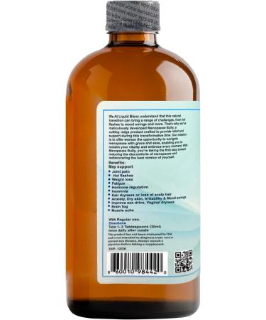 Menopause Bully | Herbal Supplement for Natural Support | Helps Ease Menopause Symptoms & Promote Balance | 16 fl oz Menopause Bully 16 Fl Oz (Pack of 1) - Buy Online on GoSupps.com