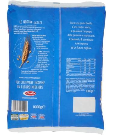  Italian Gourmet E.R. Pack of 6 Barilla Mezze Penne Rigate No. 70 pasta 100% Italian 1 kg + Italian gourmet Polpa 400 g - Buy Online on GoSupps.com