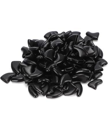 Tmishion Cat & Dog Nail Caps - 100 Soft Anti-Scratch Protective Sleeves for Pets (M) - Cool Black - Buy Online on GoSupps.com