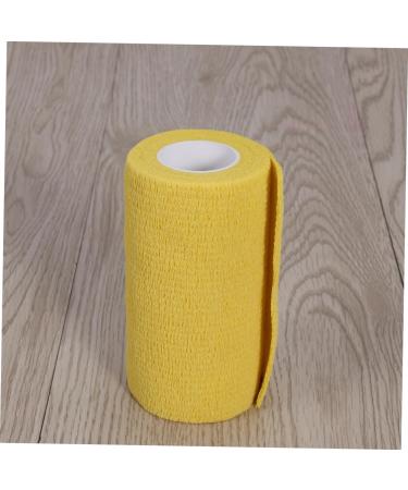 Healvian Rolls Athletic Tape - Non Woven Self-Adhesive Tape & Pet Knee Pads - Yellow Medium | International Shipping - Buy Online on GoSupps.com