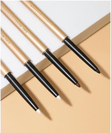 Lying Silkworm Pen Three-Dimensional Natural Holding Makeup Without smudging Eyeliner Glue Pen net Celebrity Makeup 02#Coffeebrown(Eyeliner)