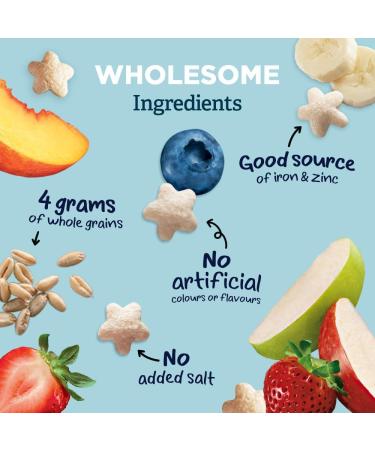 GERBER PUFFS Sweet Strawberry & Apple Baby Snacks Cereal Snack 8+ months 42 g 6 Pack Sweet Strawberry Apple - Buy Online on GoSupps.com