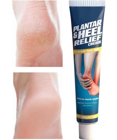  Generisch Foot Cream - 20g - Fast-absorbing moisturizing cream for knees - Heel relief cream - For soles of the feet swelling legs lower back shoulders - Buy Online on GoSupps.com