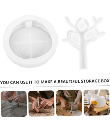 NUOBESTY 1 Set Box Storage Box Mold Silicone Molds Resin Mold Resin Mould Diy Manual Mold Crystal Epoxy Resin - Buy Online on GoSupps.com
